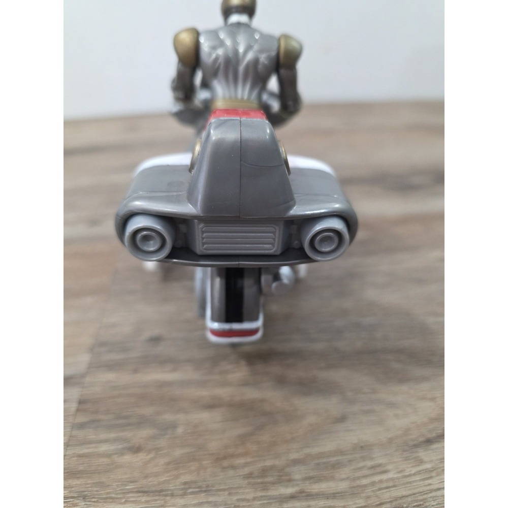 1999 Power Rangers Lightspeed Rescue Titanium Ranger & Lightspeed Cycle & Extras - Picture 7 of 13